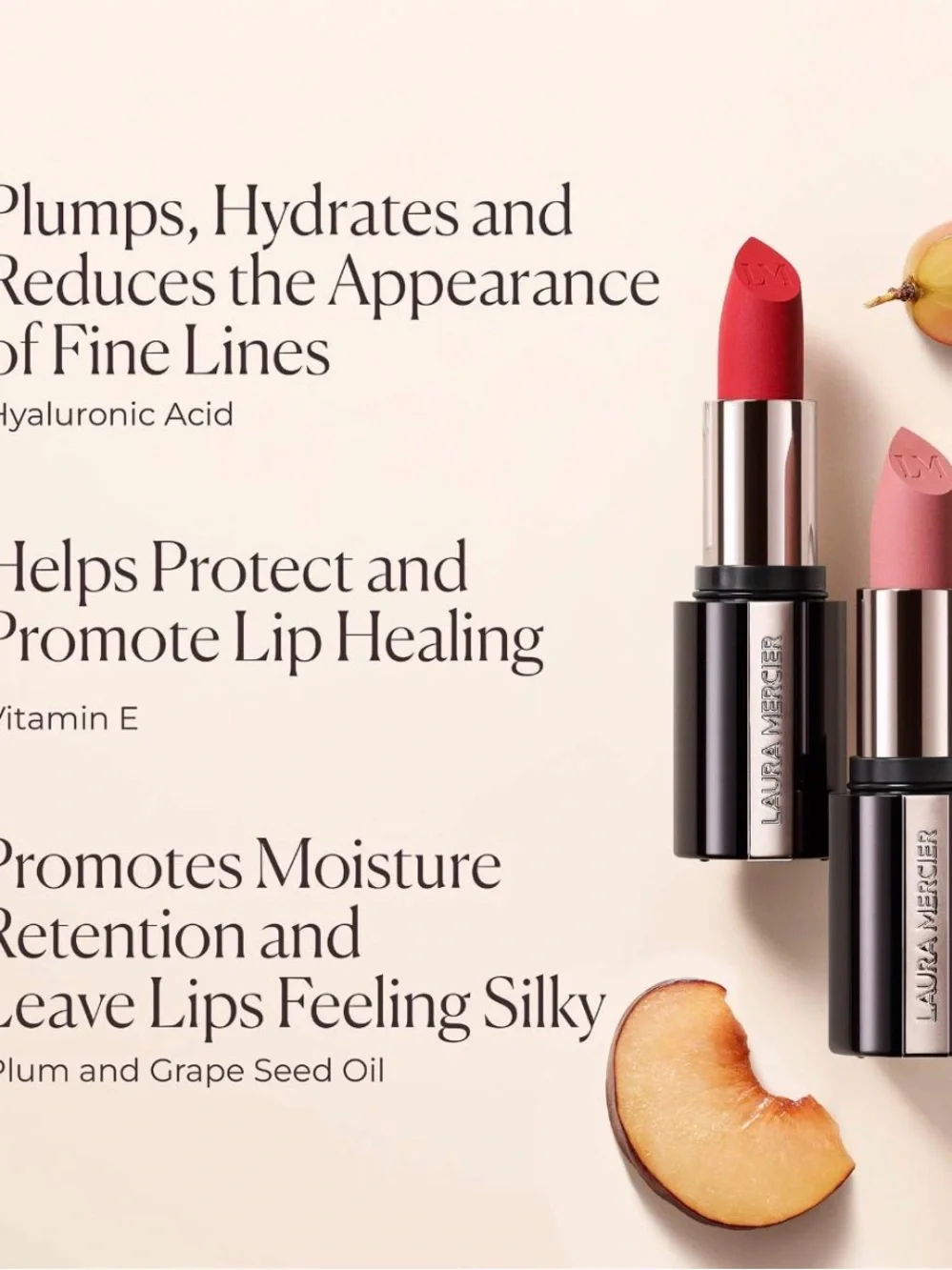 LAURA MERCIER Caviar Smoothing Matte Lipstick - Shade Pink Tulle - NIB